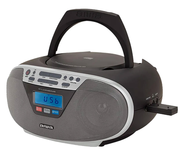 AIWA AIWA boombox BBTU-400SL CD/FM RDS/USB/BT srebrny - 1515108 - zdjęcie 3